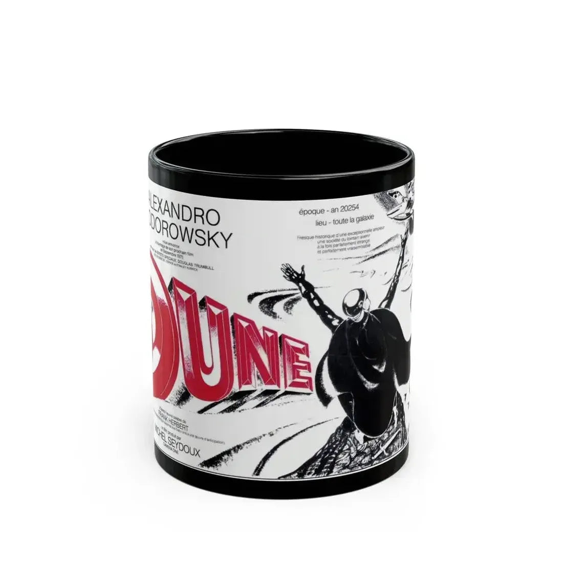 DUNE (JODOROWSKY) Movie Poster - Black Coffee Mug 11oz - Go Mug Yourself