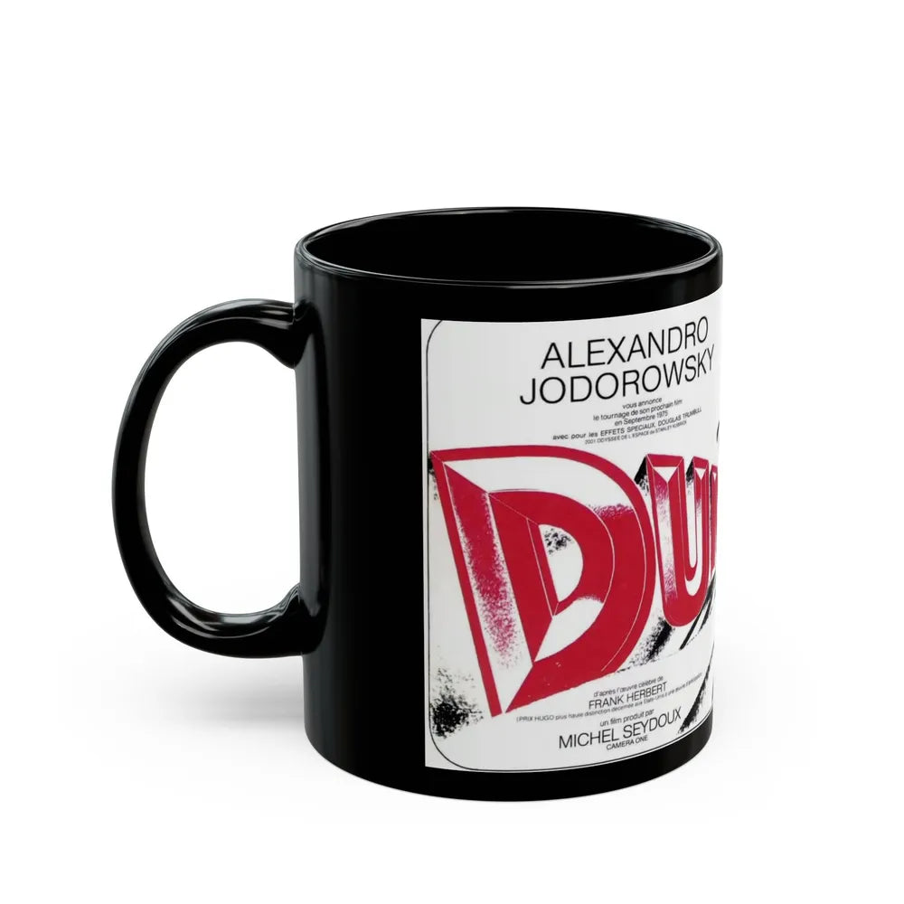 DUNE (JODOROWSKY) Movie Poster - Black Coffee Mug-Go Mug Yourself