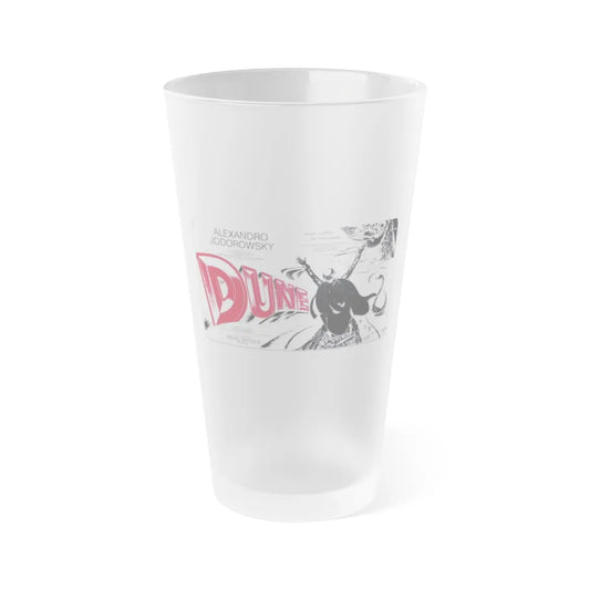 DUNE (JODOROWSKY) Movie Poster - Frosted Pint Glass 16oz-16oz-Frosted-Go Mug Yourself