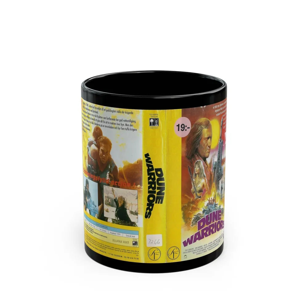 DUNE WARRIORS (VHS COVER) - Black Coffee Mug-11oz-Go Mug Yourself