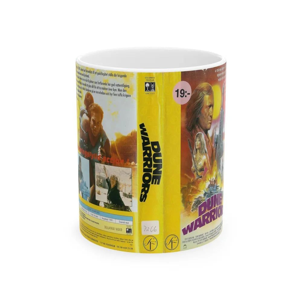 DUNE WARRIORS (VHS COVER) - White Coffee Mug-11oz-Go Mug Yourself