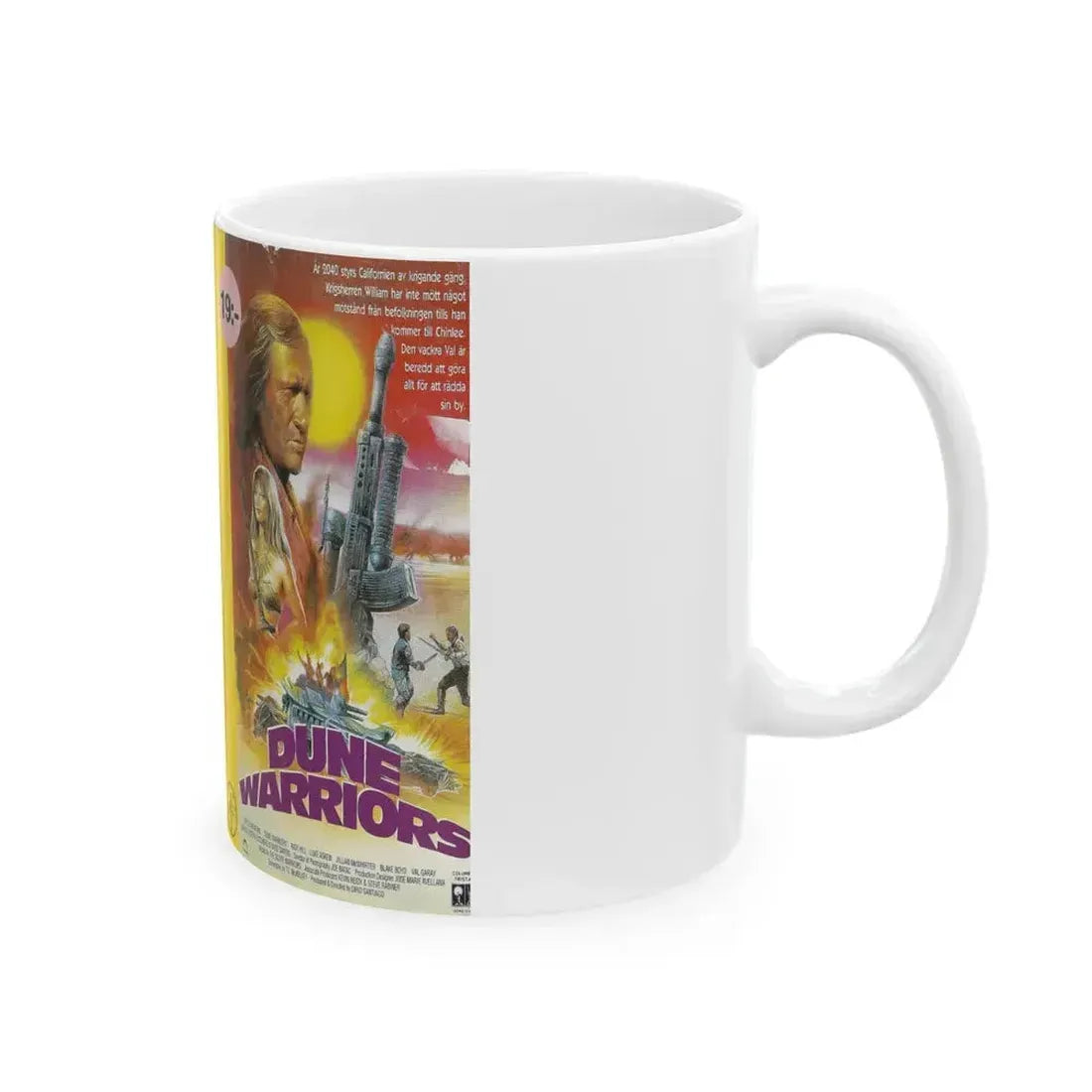 DUNE WARRIORS (VHS COVER) - White Coffee Mug - Go Mug Yourself