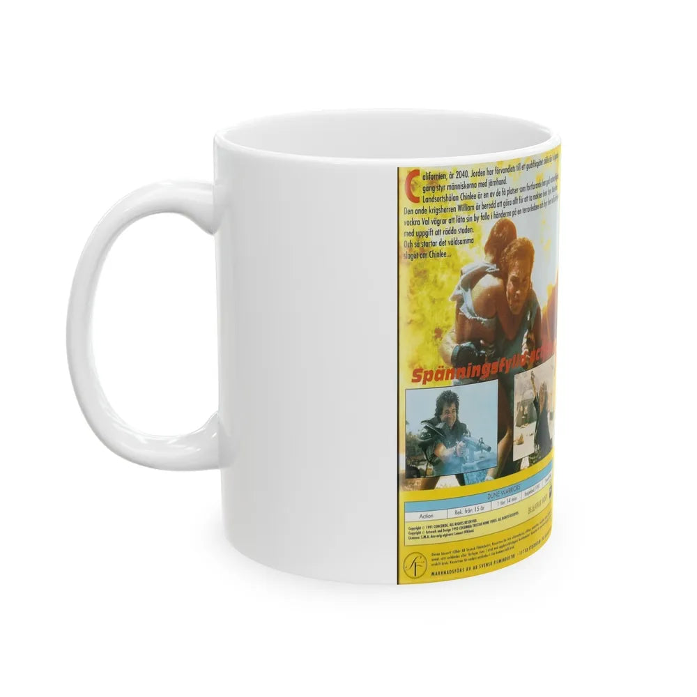 DUNE WARRIORS (VHS COVER) - White Coffee Mug-Go Mug Yourself