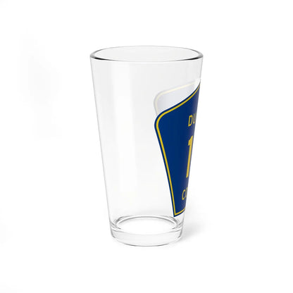 DuPage County 12 (Illinois) (Road Sign) Pint Glss 16oz - Go Mug Yourself