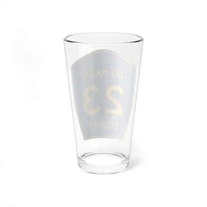 DuPage County 23 (Illinois) (Road Sign) Pint Glass 16oz - Go Mug Yourself