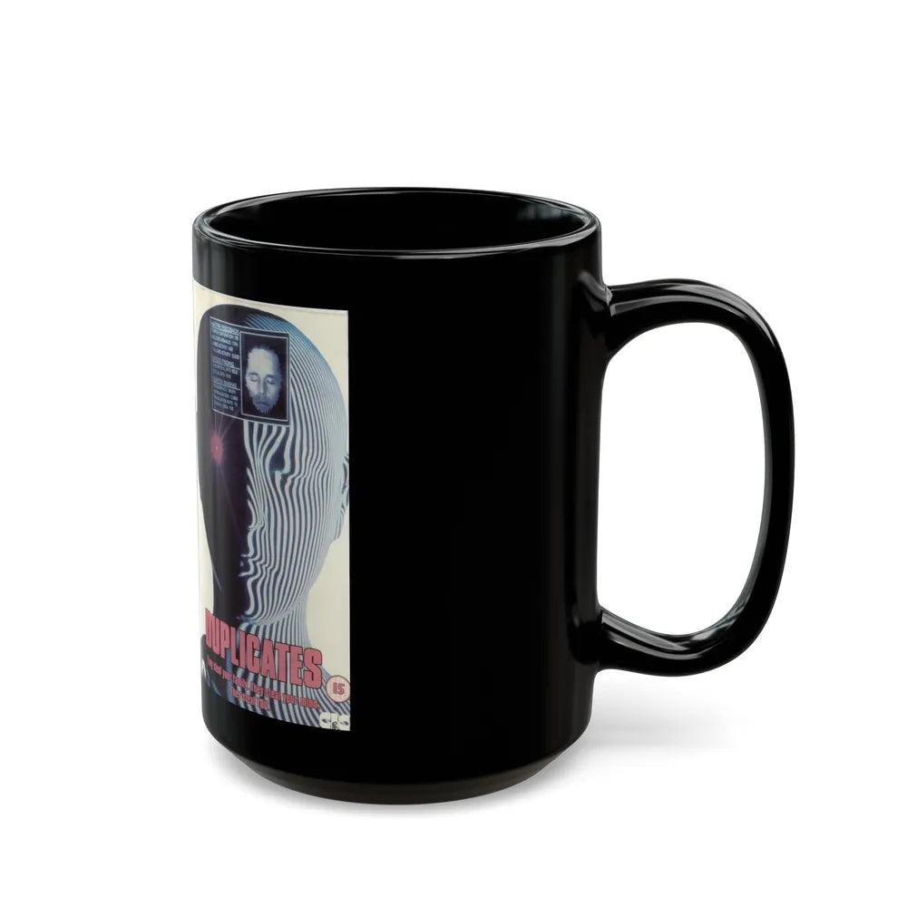 DUPLICATES (VHS COVER) - Black Coffee Mug-Go Mug Yourself