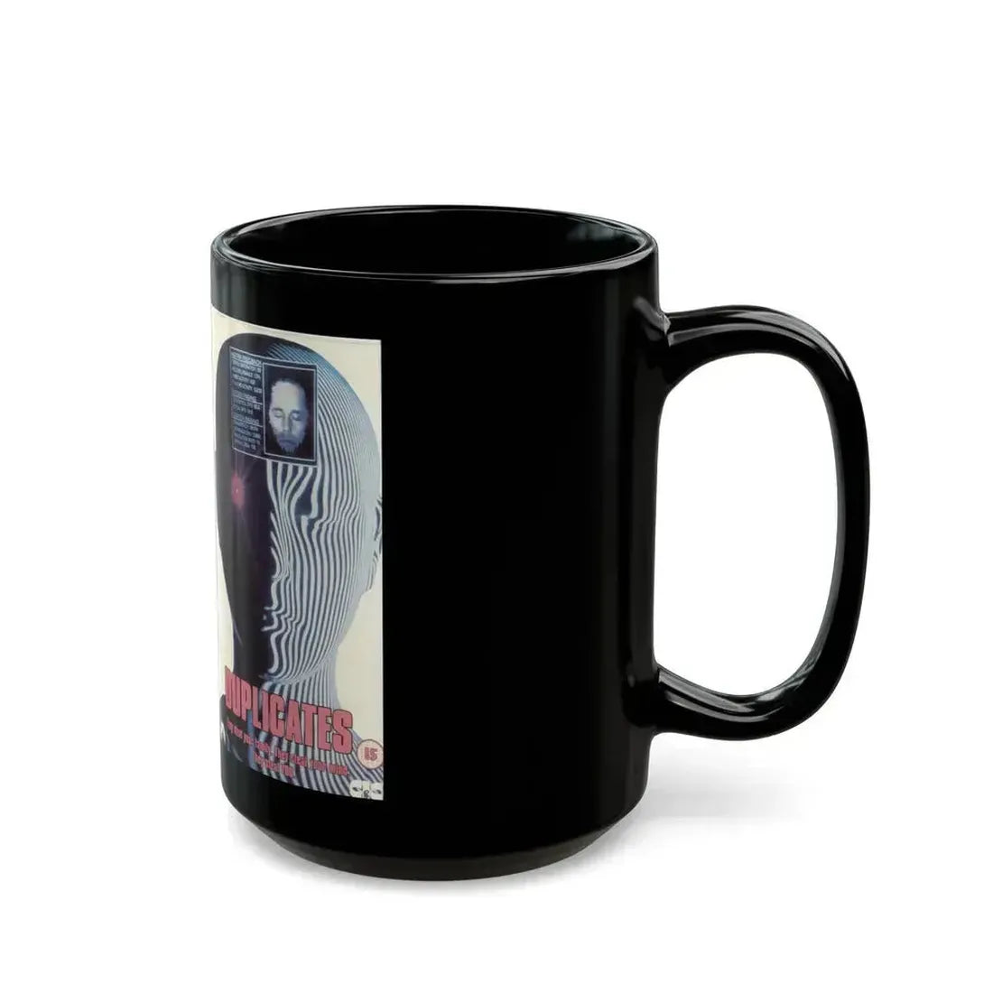 DUPLICATES (VHS COVER) - Black Coffee Mug - Go Mug Yourself