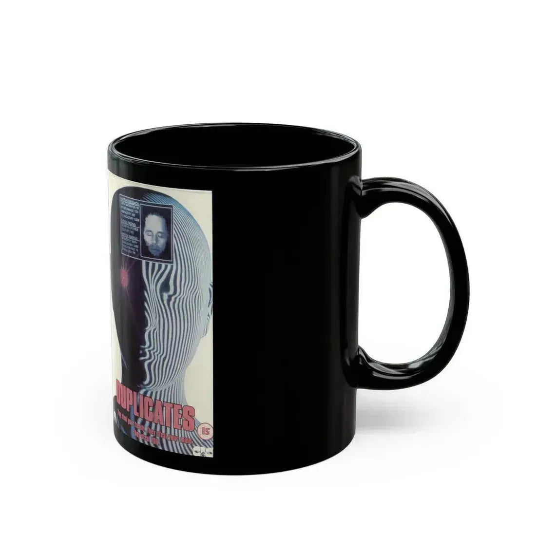 DUPLICATES (VHS COVER) - Black Coffee Mug - Go Mug Yourself