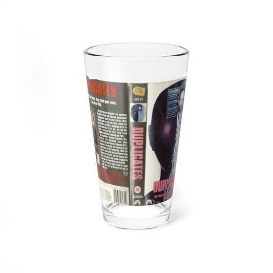 DUPLICATES (VHS COVER) Pint Glass 16oz 16oz - Go Mug Yourself