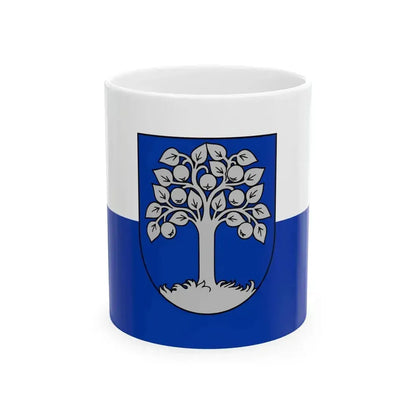 Durbe flag (Latvia) White Coffee Mug 11oz - Go Mug Yourself