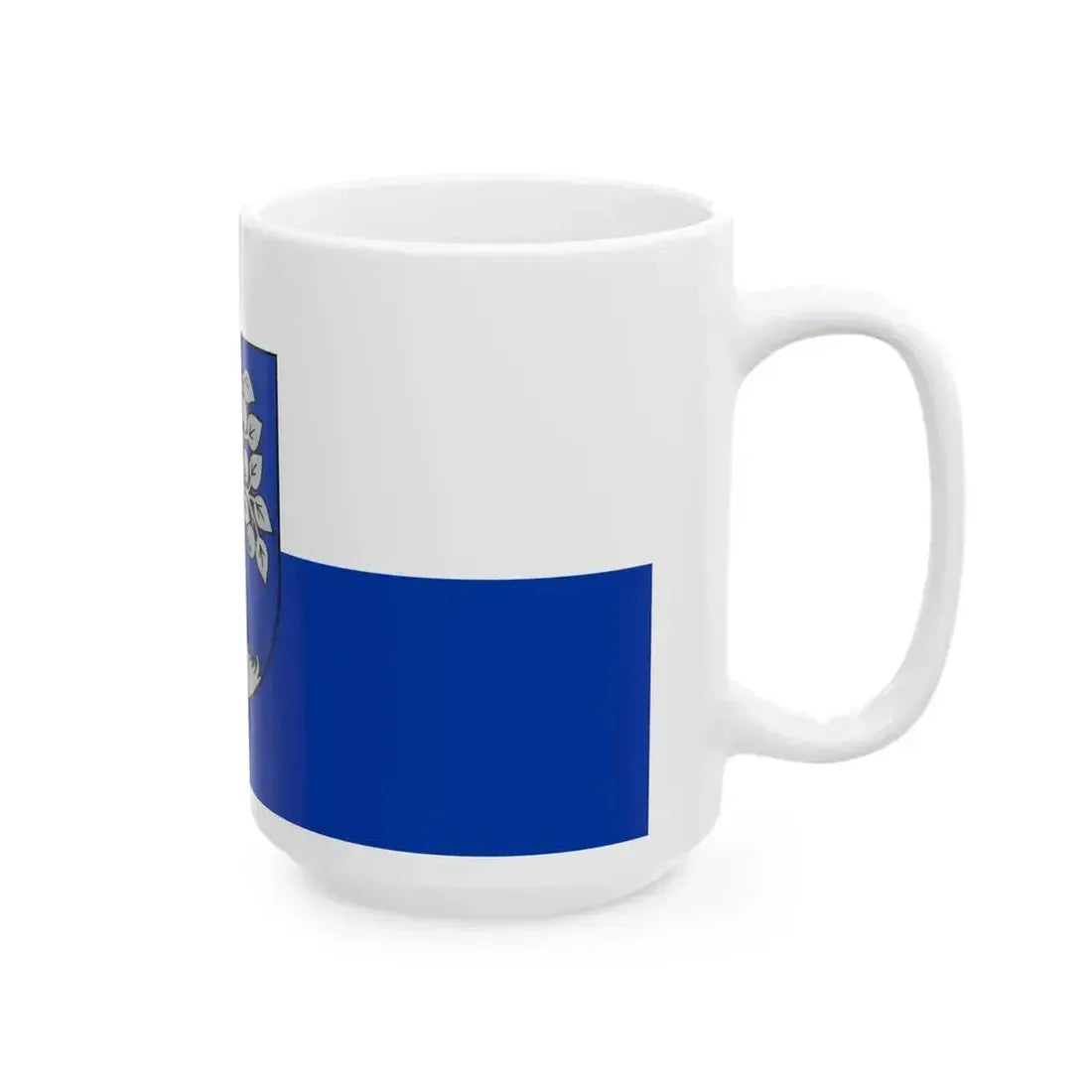 Durbe flag (Latvia) White Coffee Mug - Go Mug Yourself
