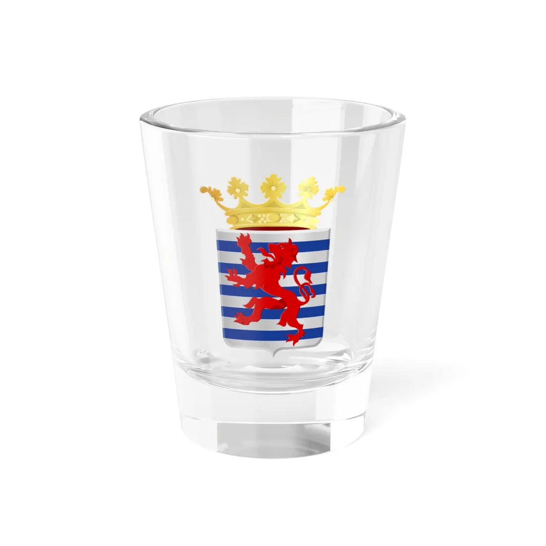 Durbuy wapen (Belgium) (Coat of Arms) Shot Glass 1.5oz 1.5oz - Go Mug Yourself