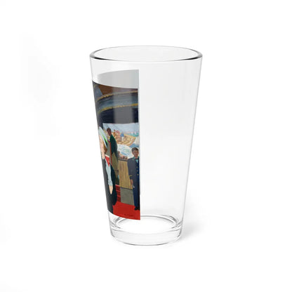 During the Intermission...the Pause that Refreshes, Coca-Cola ad illustration, c. 1960 - Pint Glass 16oz-Go Mug Yourself