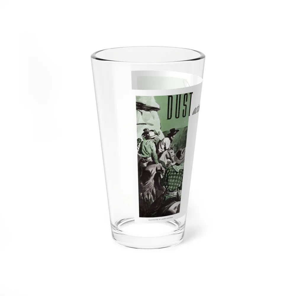 Dust Across The Range (1), The American Magazine, December 1937 - Pint Glass 16oz-Go Mug Yourself