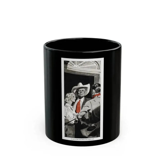 Dust Across The Range (2), The American Magazine, December 1937 - Black Coffee Mug 11oz - Go Mug Yourself
