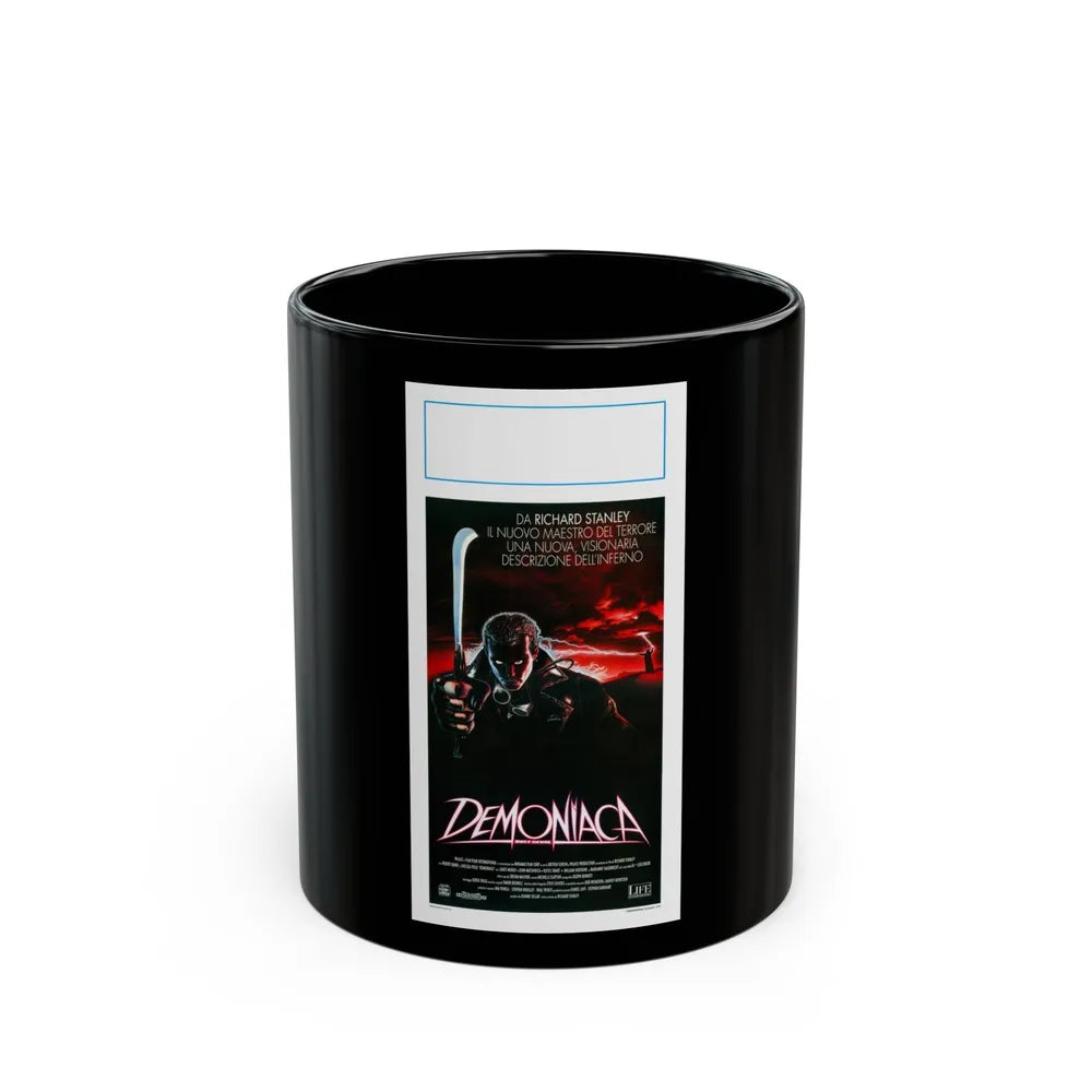 DUST DEVIL (ITALIAN) 1992 Movie Poster - Black Coffee Mug-11oz-Go Mug Yourself