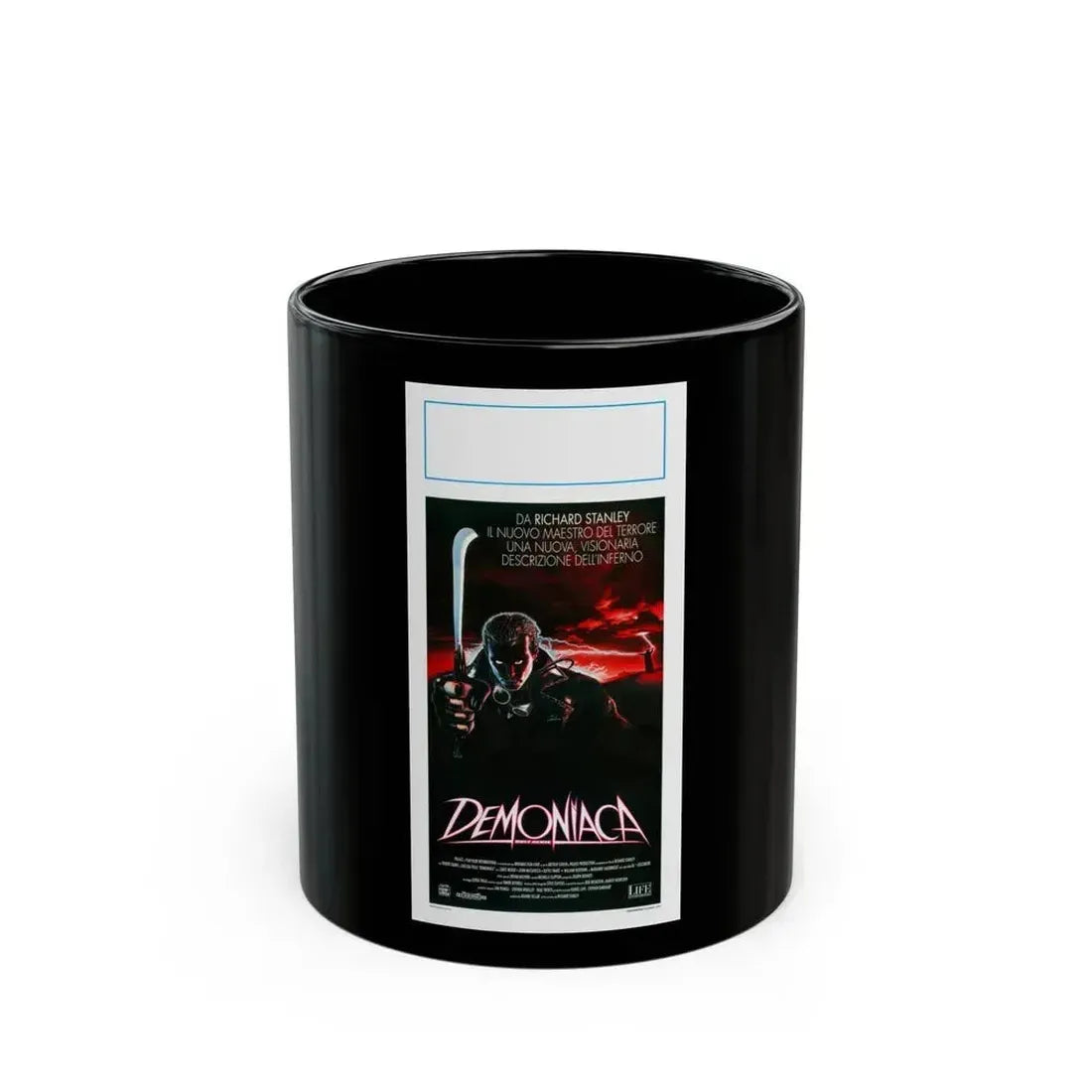 DUST DEVIL (ITALIAN) 1992 Movie Poster - Black Coffee Mug 11oz - Go Mug Yourself