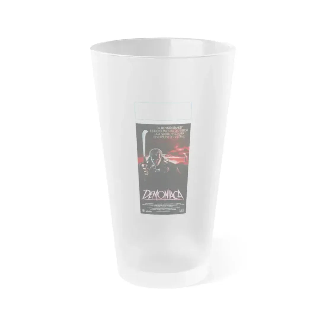 DUST DEVIL (ITALIAN) 1992 Movie Poster - Frosted Pint Glass 16oz 16oz Frosted - Go Mug Yourself