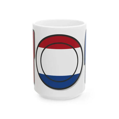 Dutch cooking icon (Netherlands) White Coffee Mug 15oz - Go Mug Yourself