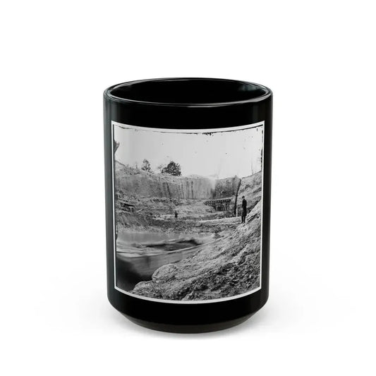 Dutch Gap, Va. The Canal Under Construction (U.S. Civil War) Black Coffee Mug 15oz - Go Mug Yourself