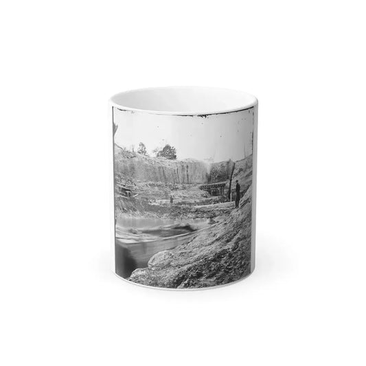 Dutch Gap, Va. The Canal Under Construction (U.S. Civil War) Color Changing Coffee Mug 11oz Default Title 11oz - Go Mug Yourself