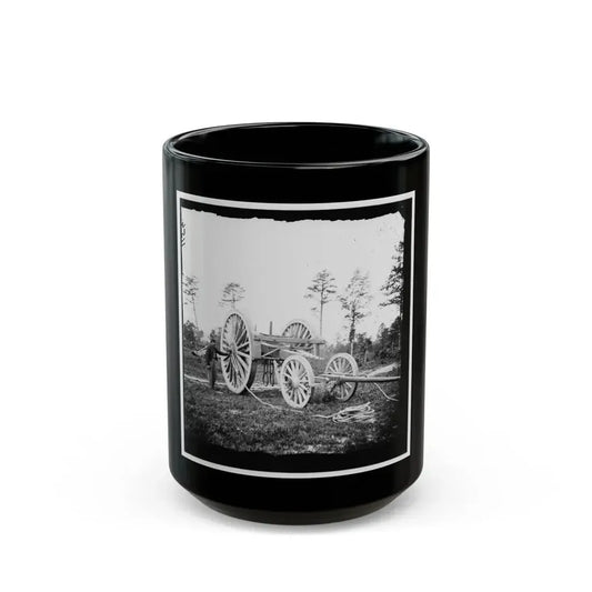 Dutch Gap, Va., Vicinity. Sling For Transporting Big Guns (U.S. Civil War) Black Coffee Mug 15oz - Go Mug Yourself