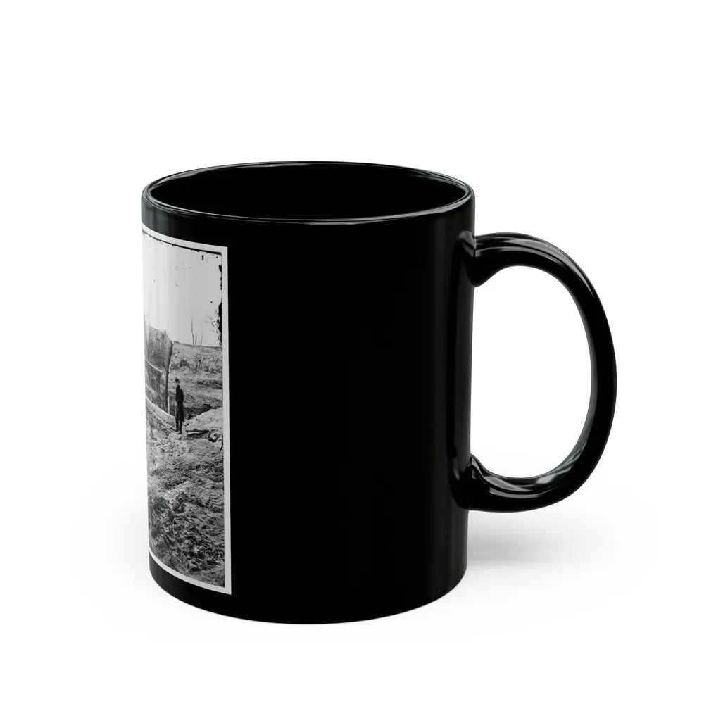 Dutch Gap, Va. The Canal Under Construction (U.S. Civil War) Black Coffee Mug-Go Mug Yourself