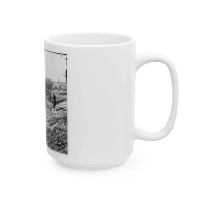 Dutch Gap, Va. The Canal Under Construction (U.S. Civil War) White Coffee Mug-Go Mug Yourself