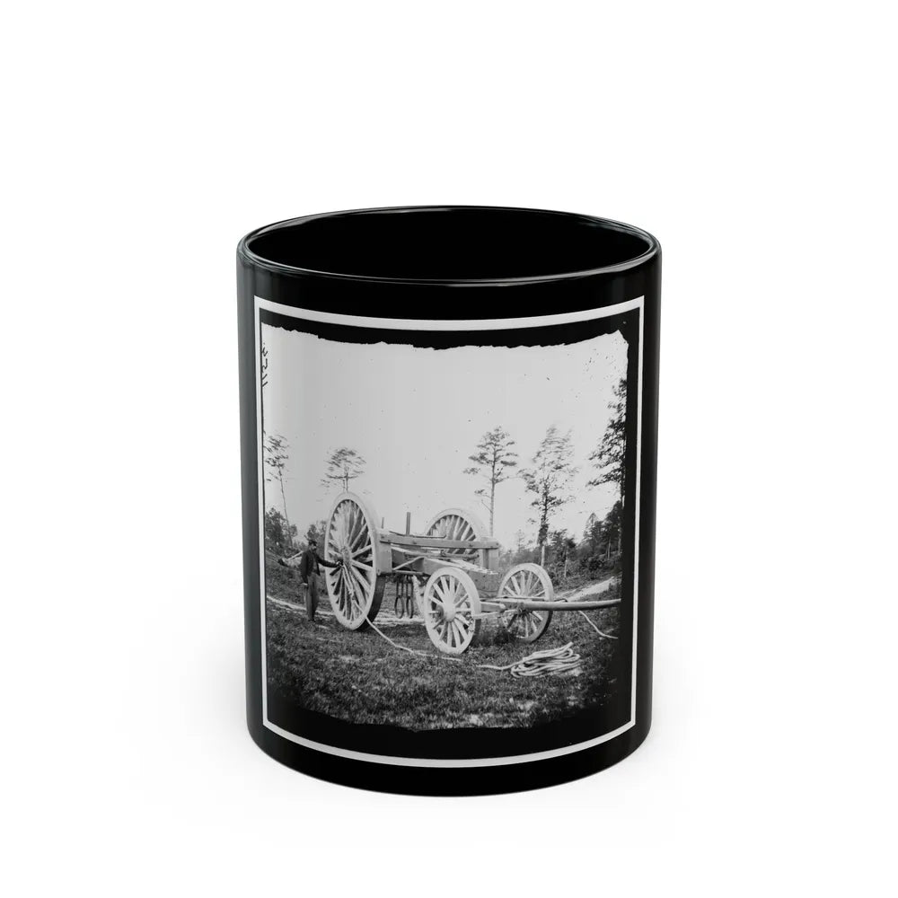 Dutch Gap, Va., Vicinity. Sling For Transporting Big Guns (U.S. Civil War) Black Coffee Mug-11oz-Go Mug Yourself