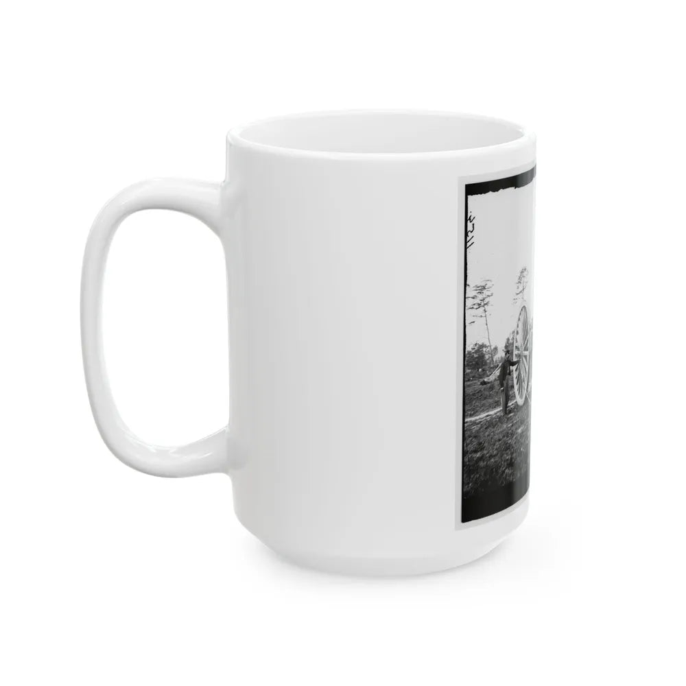 Dutch Gap, Va., Vicinity. Sling For Transporting Big Guns (U.S. Civil War) White Coffee Mug-Go Mug Yourself