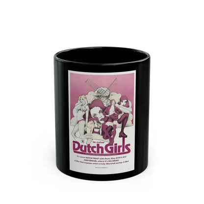 DUTCH GIRLS 1985 Movie Poster - Black Coffee Mug 11oz - Go Mug Yourself