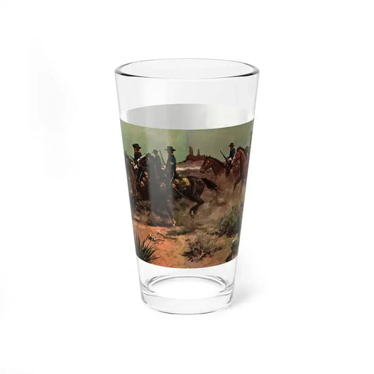 Duty, Collier's, November 22, 1952, Illustration by Donald Teague as Edwin Dawes - Pint Glass 16oz 16oz - Go Mug Yourself
