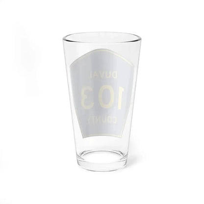 Duval County 103 (Florida) (Road Sign) Pint Glss 16oz - Go Mug Yourself