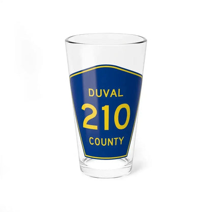 Duval County 210 (Florida) (Road Sign) Pint Glass 16oz 16oz - Go Mug Yourself