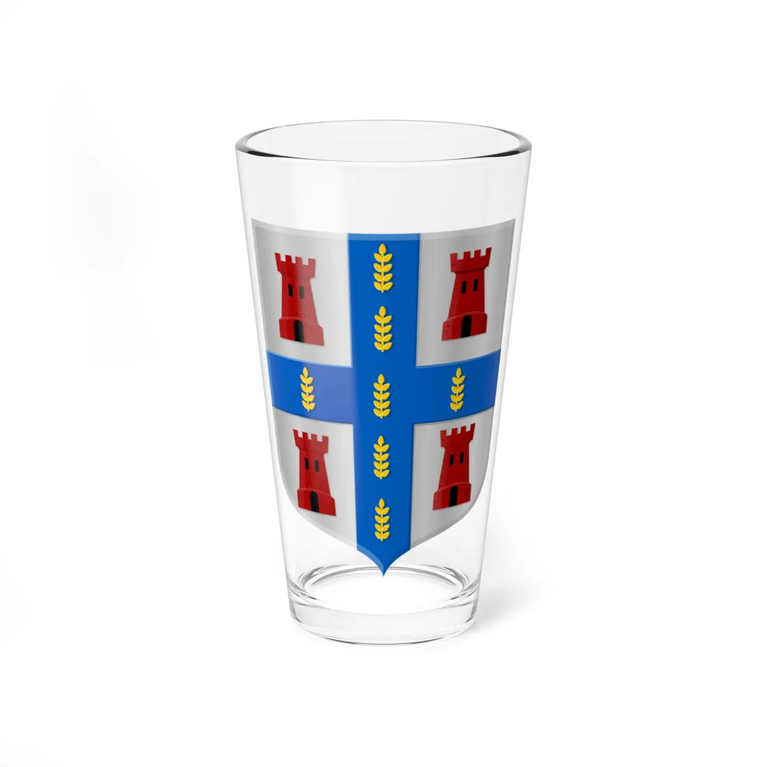 Dwingeloo wapen 1898 (Netherlands) (Coat of Arms) Pint Glass 16oz 16oz - Go Mug Yourself