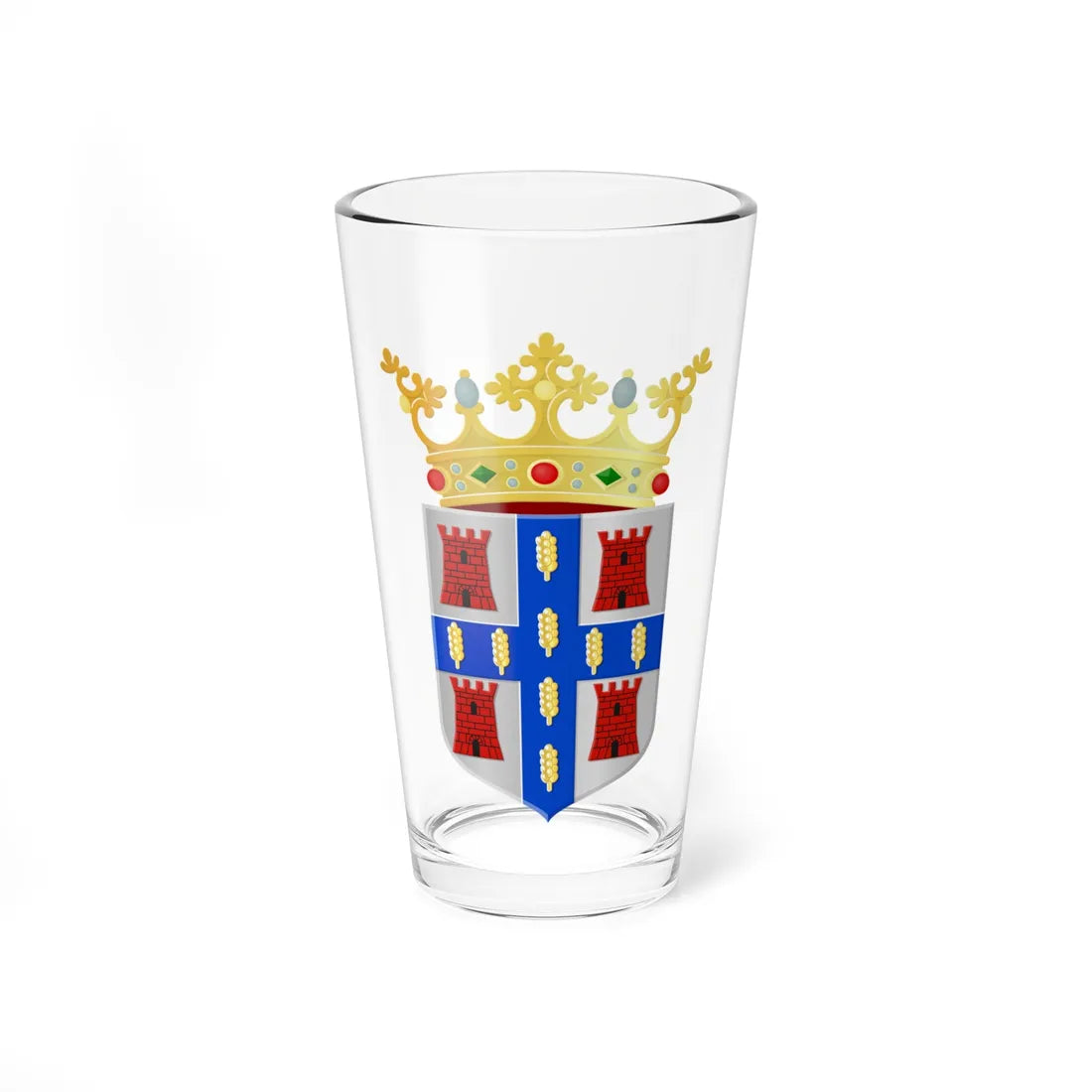 Dwingeloo wapen 1985 (Netherlands) (Coat of Arms) Pint Glass 16oz 16oz - Go Mug Yourself