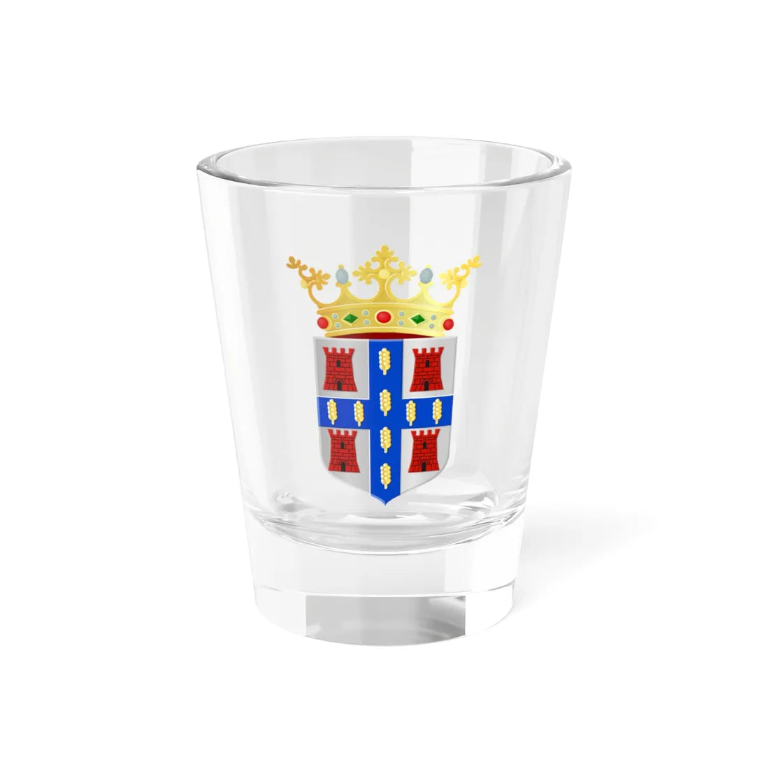 Dwingeloo wapen 1985 (Netherlands) (Coat of Arms) Shot Glass 1.5oz 1.5oz - Go Mug Yourself
