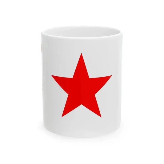 DYFI-flag (India) White Coffee Mug 11oz - Go Mug Yourself