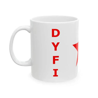 DYFI-flag (India) White Coffee Mug - Go Mug Yourself