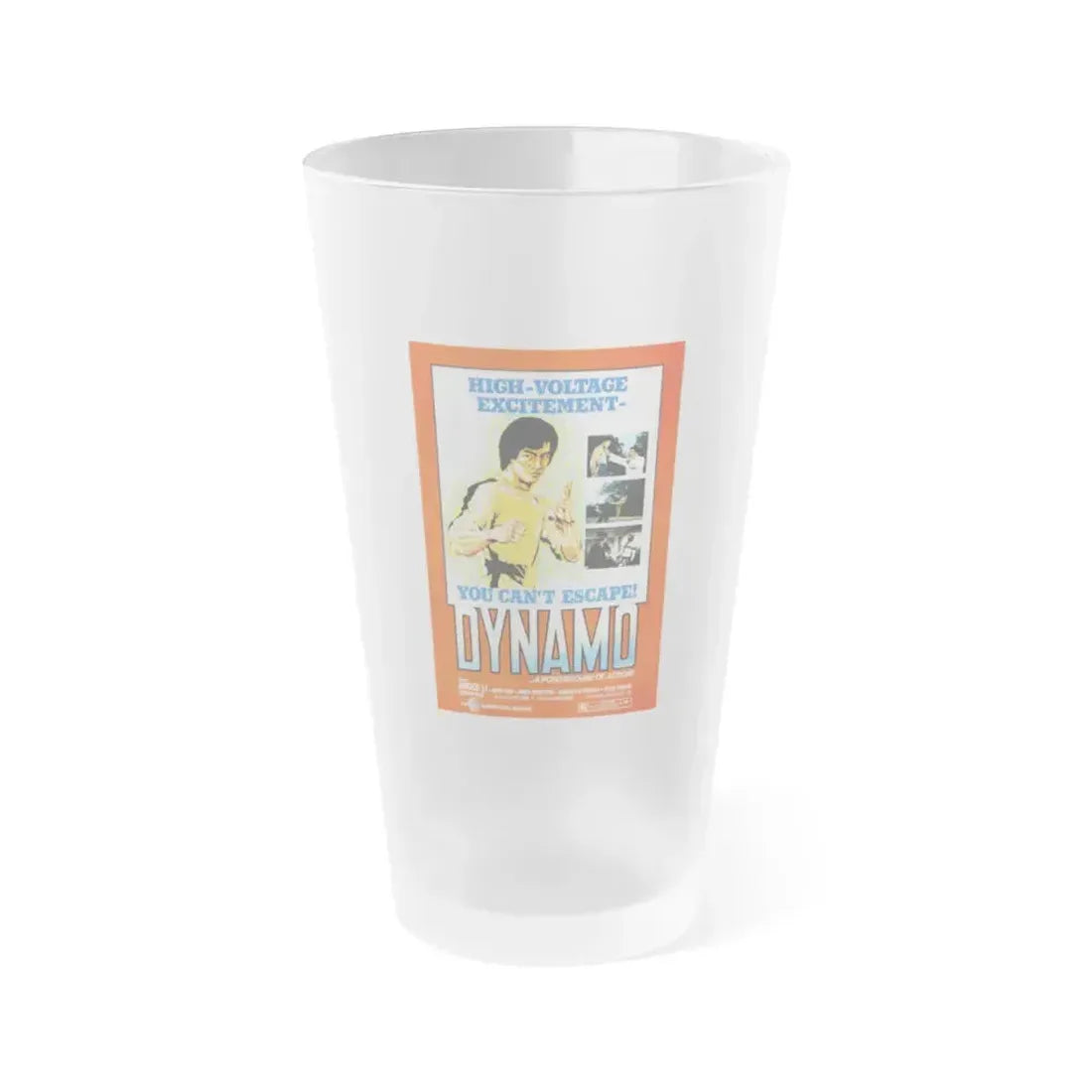 DYNAMO 1978 Movie Poster - Frosted Pint Glass 16oz 16oz Frosted - Go Mug Yourself