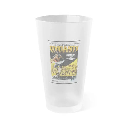 DYNASTY 1977 Movie Poster - Frosted Pint Glass 16oz 16oz Frosted - Go Mug Yourself