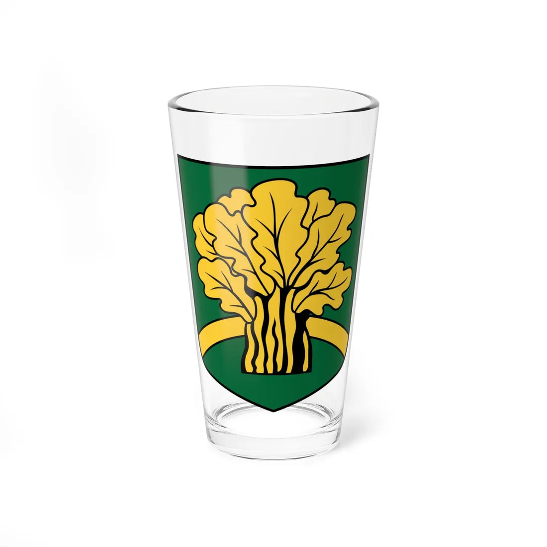 Dzelzavas pagasta ģerbonis (Latvia) (Coat of Arms) Pint Glass 16oz 16oz - Go Mug Yourself