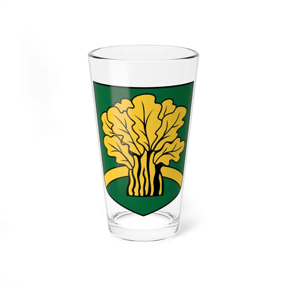 Dzelzavas pagasta ģerbonis (Latvia) (Coat of Arms) Pint Glass 16oz 16oz - Go Mug Yourself