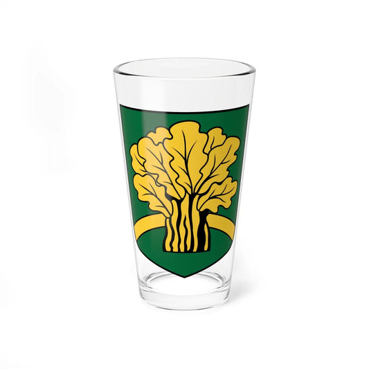 Dzelzavas pagasta ģerbonis (Latvia) (Coat of Arms) Pint Glass 16oz 16oz - Go Mug Yourself