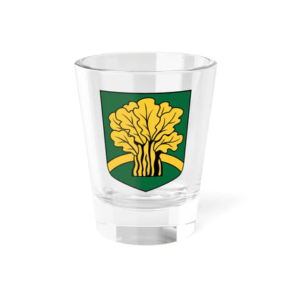 Dzelzavas pagasta ģerbonis (Latvia) (Coat of Arms) Shot Glass 1.5oz 1.5oz - Go Mug Yourself