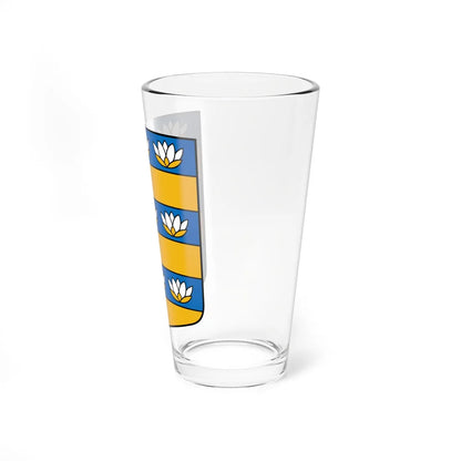Dzērbenes pagasta ģerbonis (Latvia) (Coat of Arms) Pint Glass 16oz - Go Mug Yourself