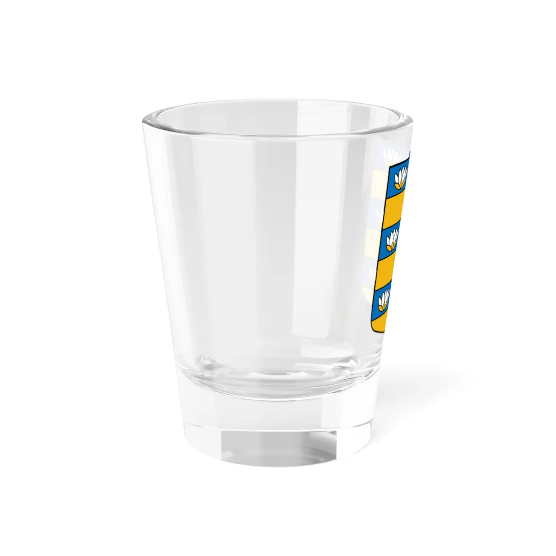 Dzērbenes pagasta ģerbonis (Latvia) (Coat of Arms) Shot Glass 1.5oz - Go Mug Yourself