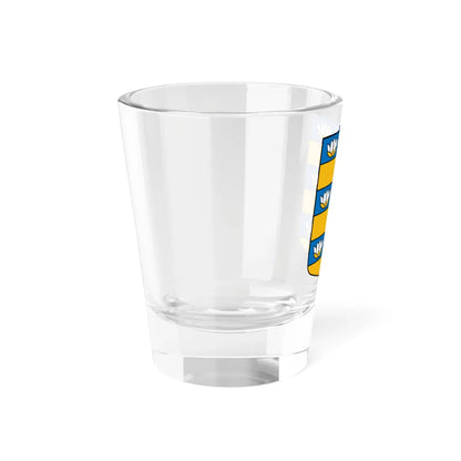 Dzērbenes pagasta ģerbonis (Latvia) (Coat of Arms) Shot Glass 1.5oz - Go Mug Yourself