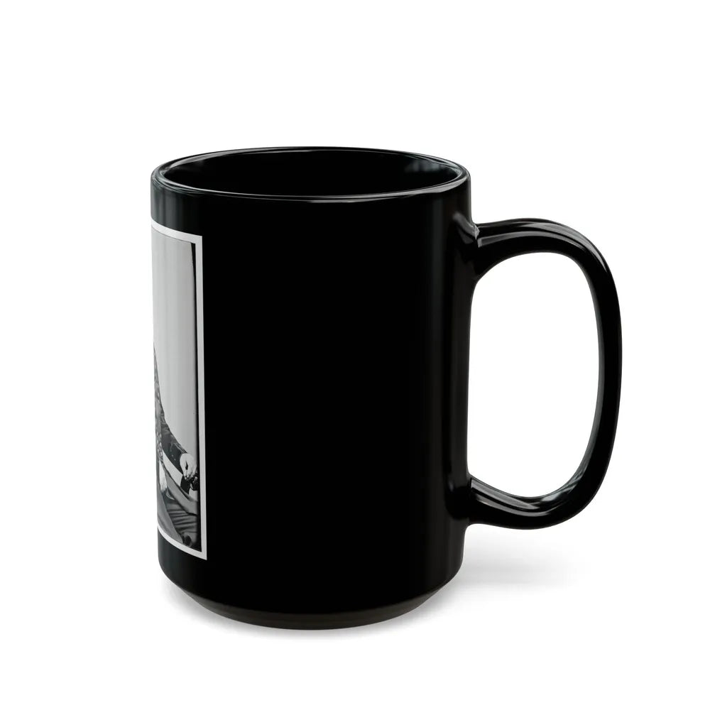 Portrait Of Maj. Gen. Samuel R. Curtis, Officer Of The Federal Army (U.S. Civil War) Black Coffee Mug-Go Mug Yourself