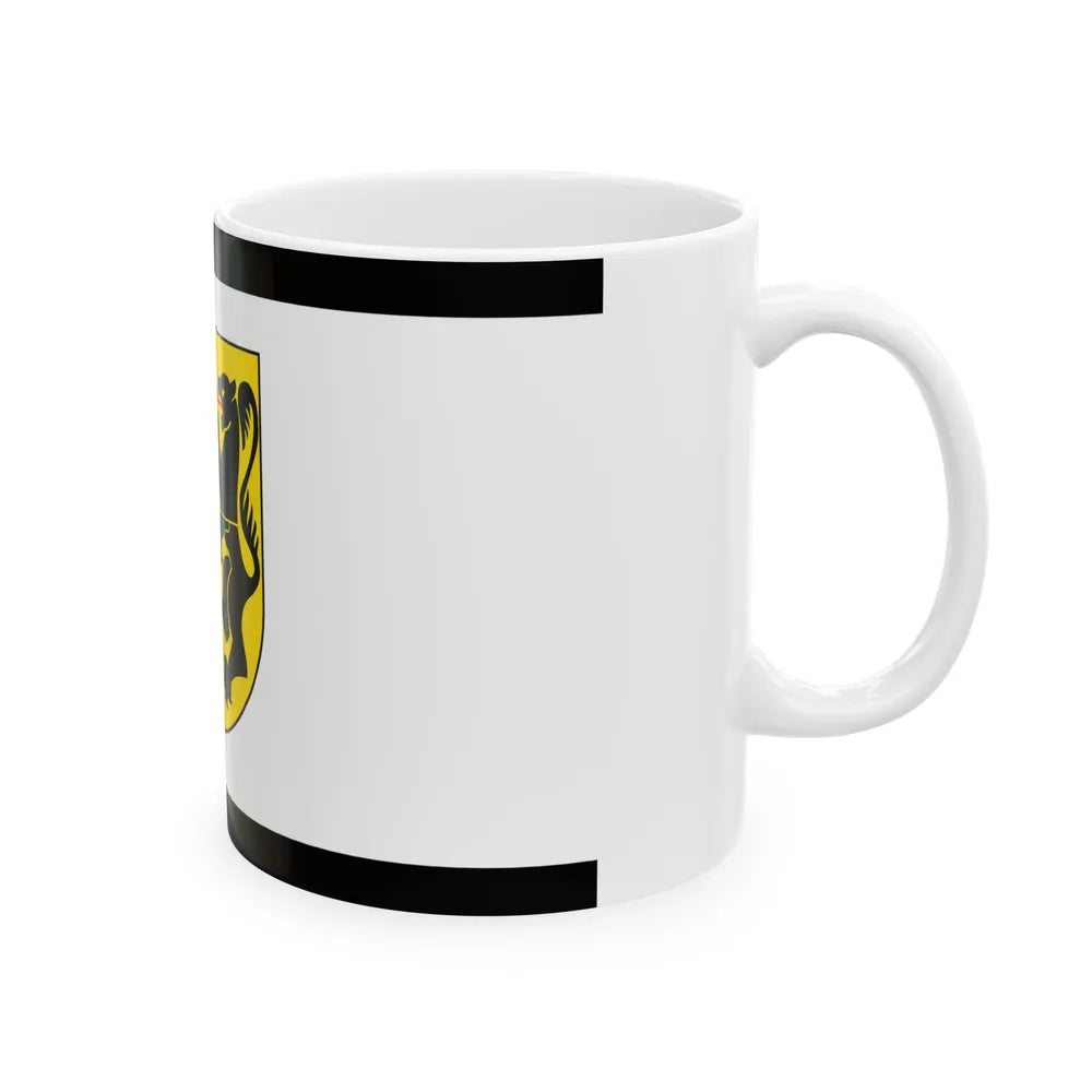 Flag of Rhein Kreises Neuss Germany - White Coffee Mug-Go Mug Yourself